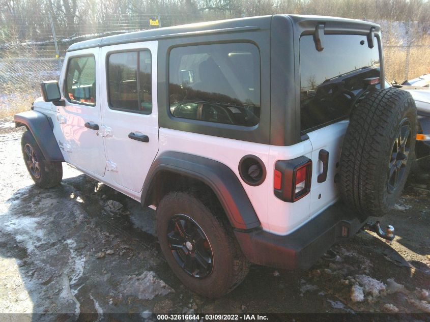 2018 JEEP WRANGLER UNLIMITED SPORT S 1C4HJXDG0JW236758