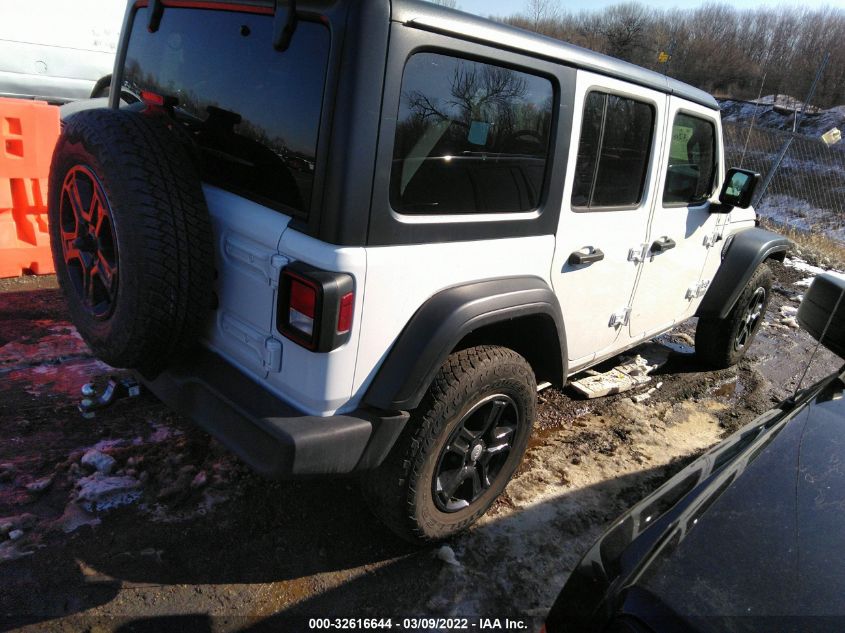 2018 JEEP WRANGLER UNLIMITED SPORT S 1C4HJXDG0JW236758