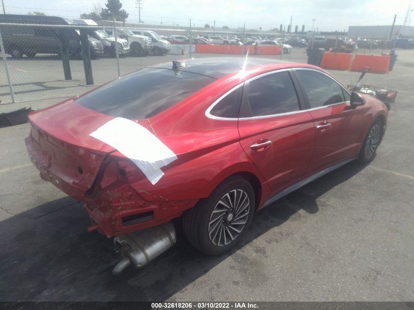 2020 HYUNDAI SONATA HYBRID LIMITED KMHL54JJ6LA015626