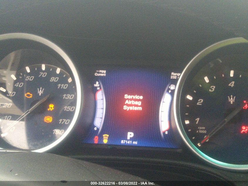 2014 MASERATI GHIBLI S Q4 ZAM57RTA1E1096437