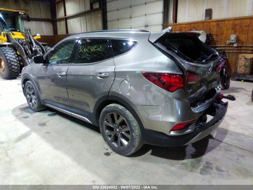 2018 HYUNDAI SANTA FE SPORT 2.0T ULTIMATE 5XYZWDLA7JG516952