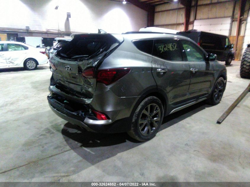 2018 HYUNDAI SANTA FE SPORT 2.0T ULTIMATE 5XYZWDLA7JG516952
