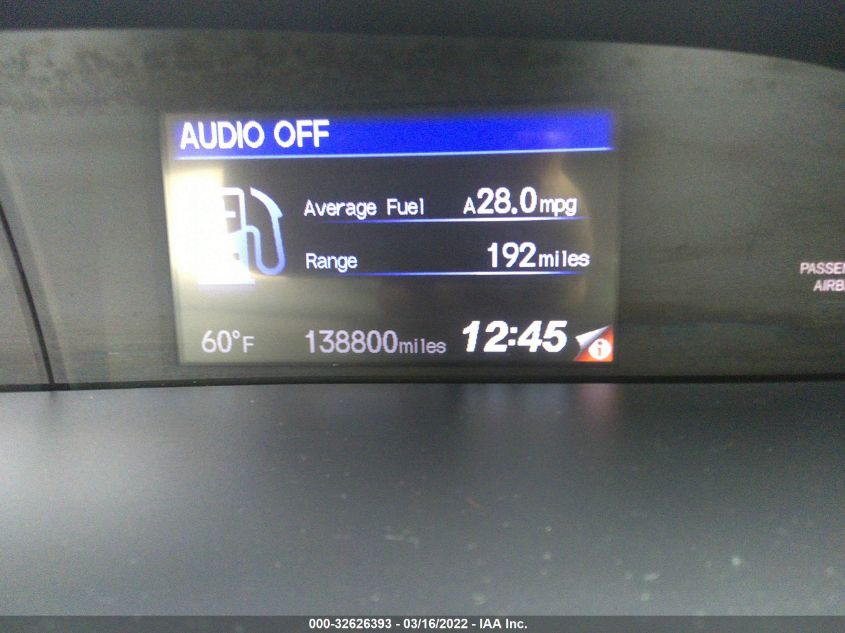 2013 HONDA CIVIC SDN EX 19XFB2F82DE066091