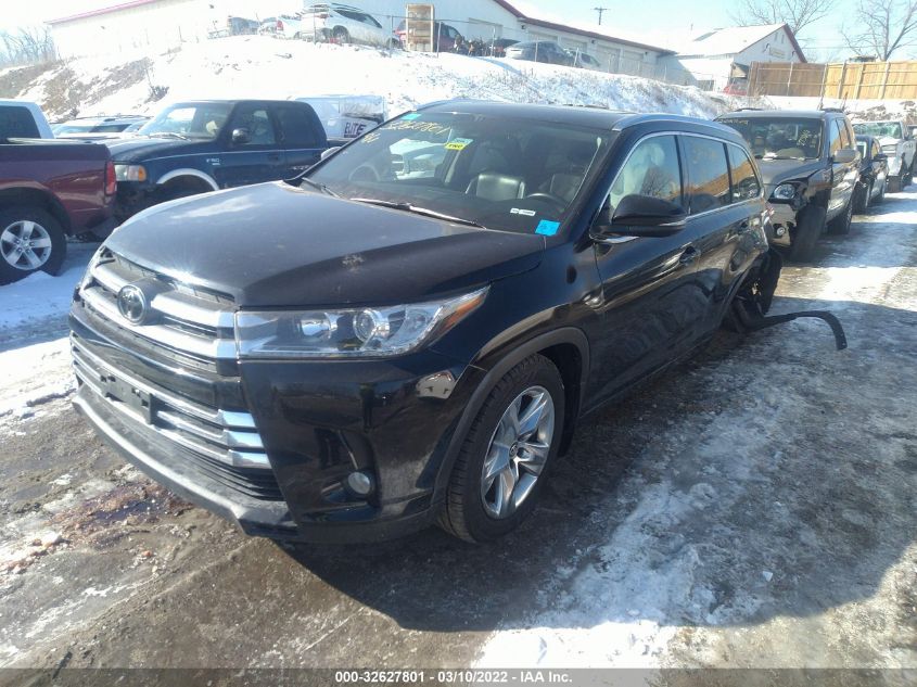 2017 TOYOTA HIGHLANDER LIMITED 5TDDZRFH8HS464994
