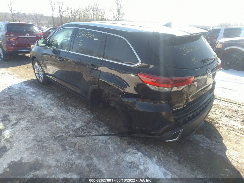 2017 TOYOTA HIGHLANDER LIMITED 5TDDZRFH8HS464994