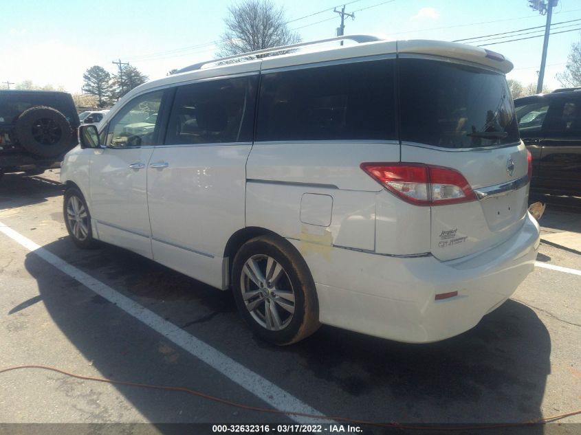 2013 NISSAN QUEST LE JN8AE2KP1D9062685
