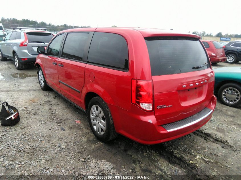 2014 DODGE GRAND CARAVAN AMERICAN VALUE PKG 2C4RDGBG0ER405982