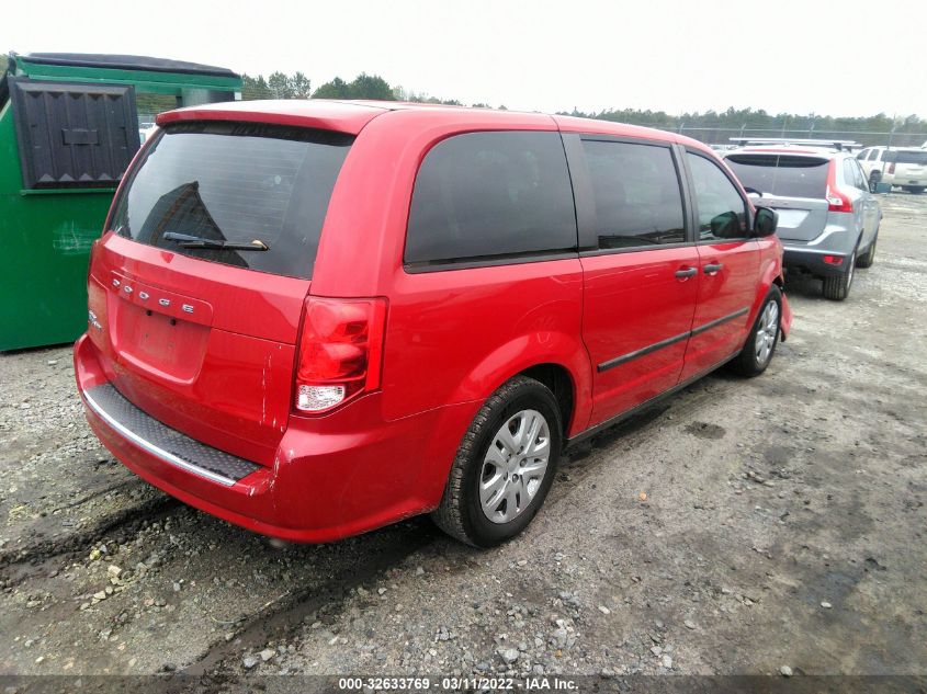 2014 DODGE GRAND CARAVAN AMERICAN VALUE PKG 2C4RDGBG0ER405982