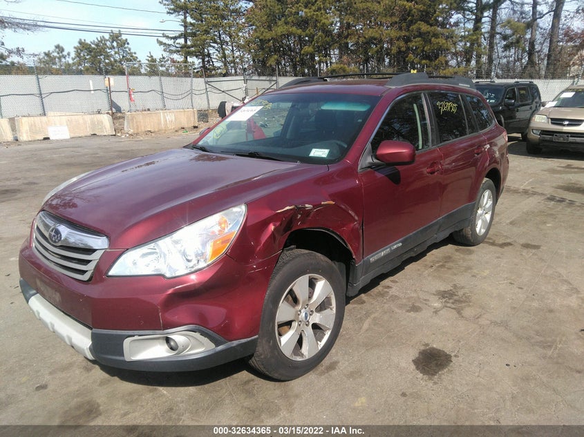 2012 SUBARU OUTBACK VIN: 4S4BRBJC0C3230591