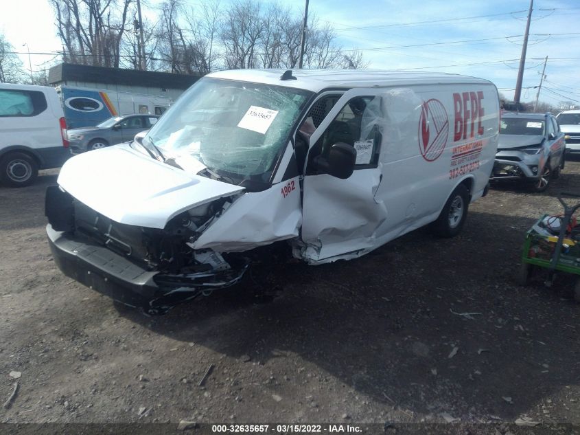 2019 CHEVROLET EXPRESS CARGO VAN 1GCWGAFGXK1369350