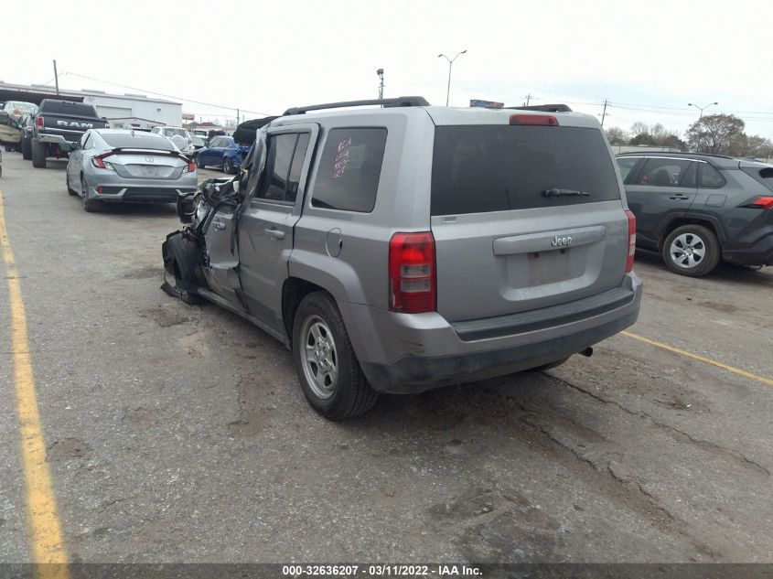 2016 JEEP PATRIOT SPORT 1C4NJPBA5GD512700