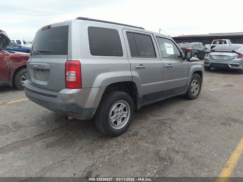 2016 JEEP PATRIOT SPORT 1C4NJPBA5GD512700