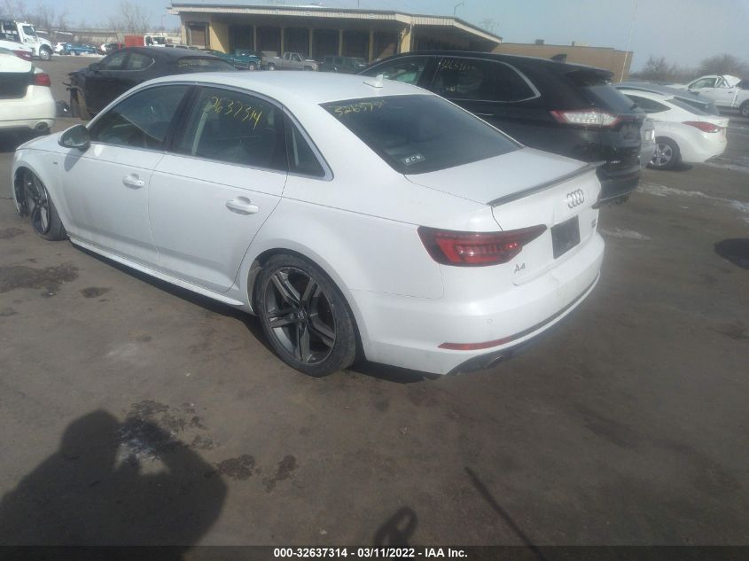 2018 AUDI A4 PREMIUM PLUS WAUENAF43JA074223