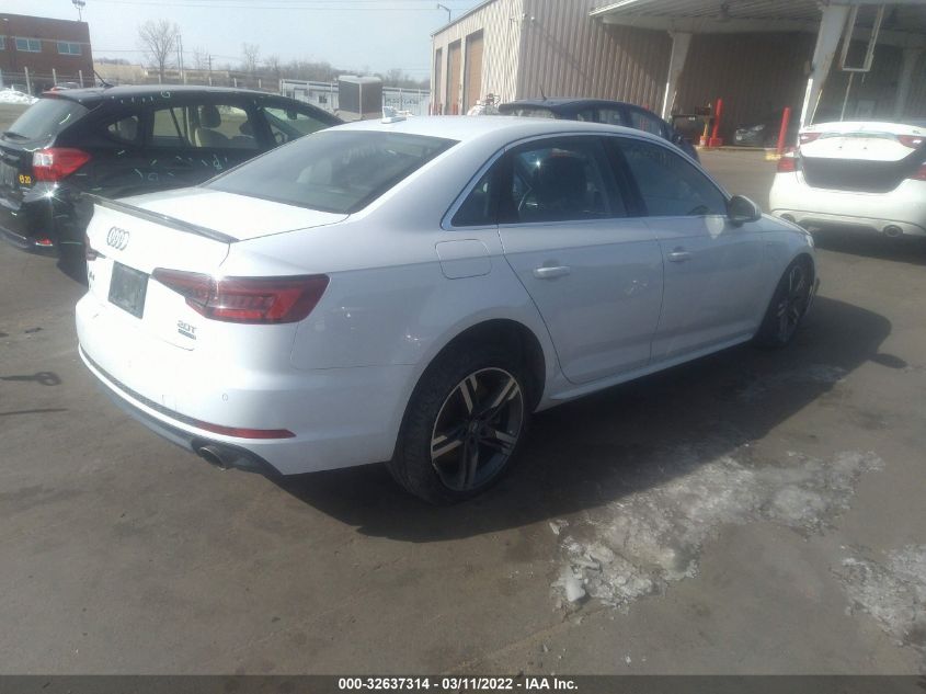 2018 AUDI A4 PREMIUM PLUS WAUENAF43JA074223