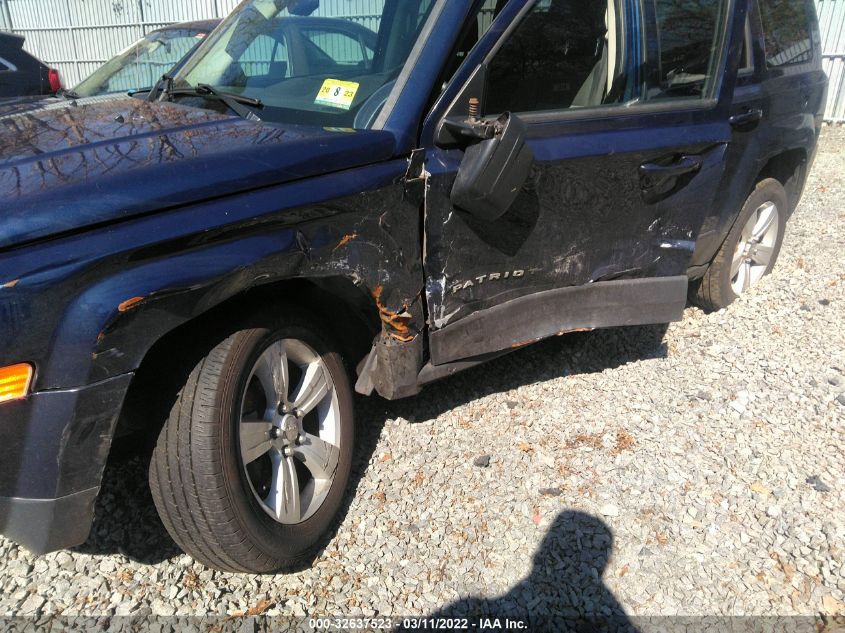 2014 JEEP PATRIOT LATITUDE 1C4NJRFB4ED908631