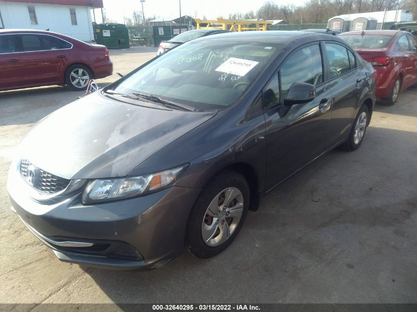 2013 HONDA CIVIC SDN LX 2HGFB2F54DH540621
