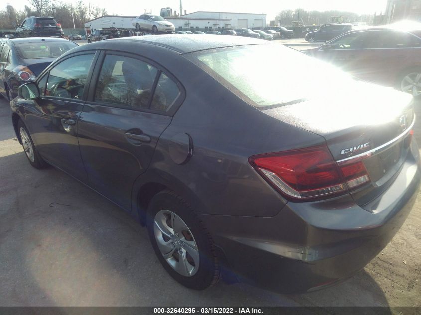 2013 HONDA CIVIC SDN LX 2HGFB2F54DH540621