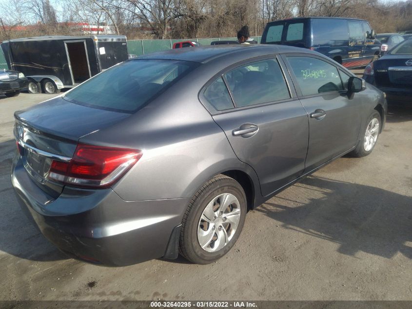2013 HONDA CIVIC SDN LX 2HGFB2F54DH540621
