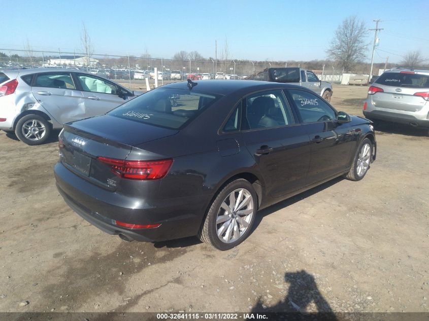 2017 AUDI A4 PREMIUM WAUANAF49HN055922