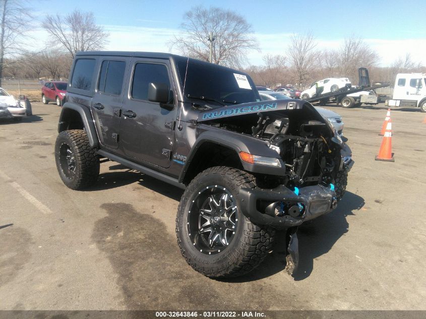 2021 JEEP WRANGLER 4XE UNLIMITED RUBICON 1C4JJXR66MW800015