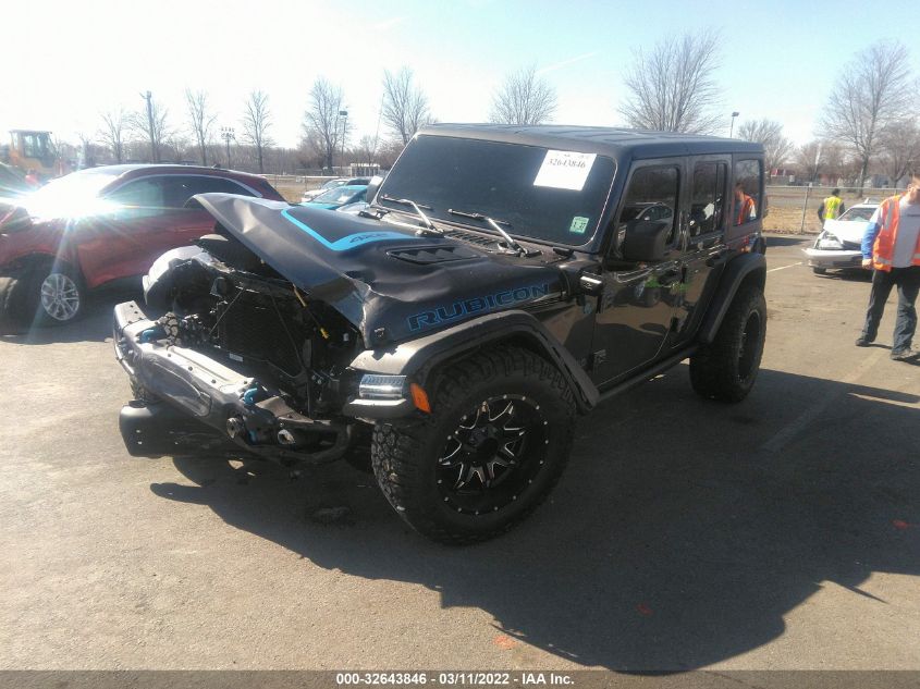 2021 JEEP WRANGLER 4XE UNLIMITED RUBICON 1C4JJXR66MW800015