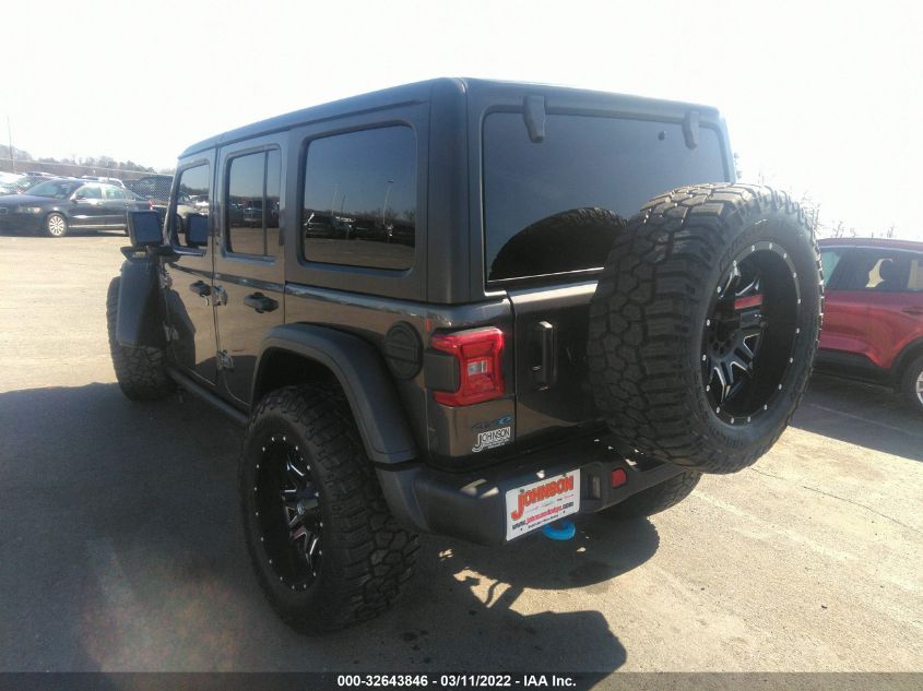 2021 JEEP WRANGLER 4XE UNLIMITED RUBICON 1C4JJXR66MW800015