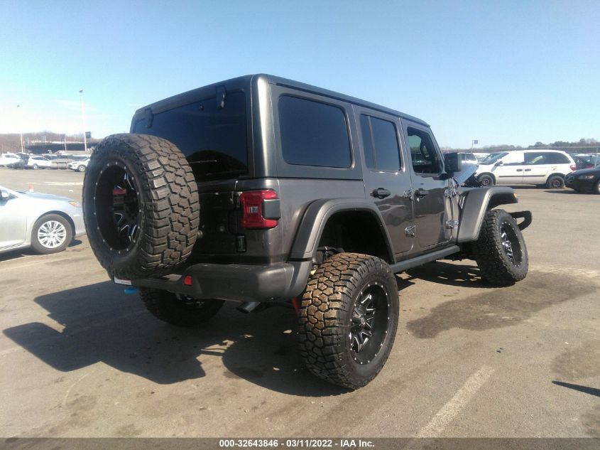 2021 JEEP WRANGLER 4XE UNLIMITED RUBICON 1C4JJXR66MW800015