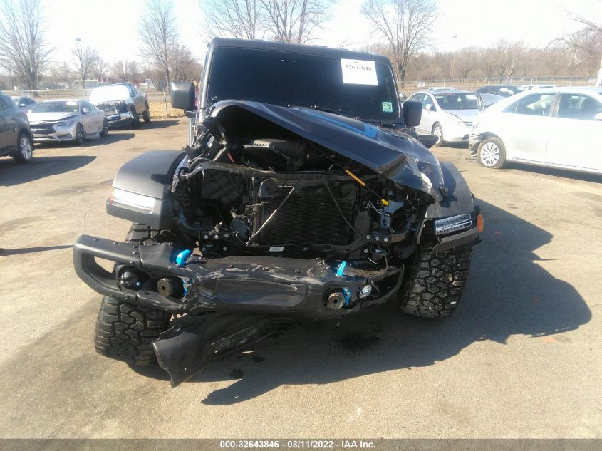 2021 JEEP WRANGLER 4XE UNLIMITED RUBICON 1C4JJXR66MW800015