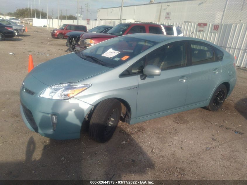 2013 TOYOTA PRIUS ONE/TWO/THREE/FOUR/FIVE JTDKN3DU6D5604945