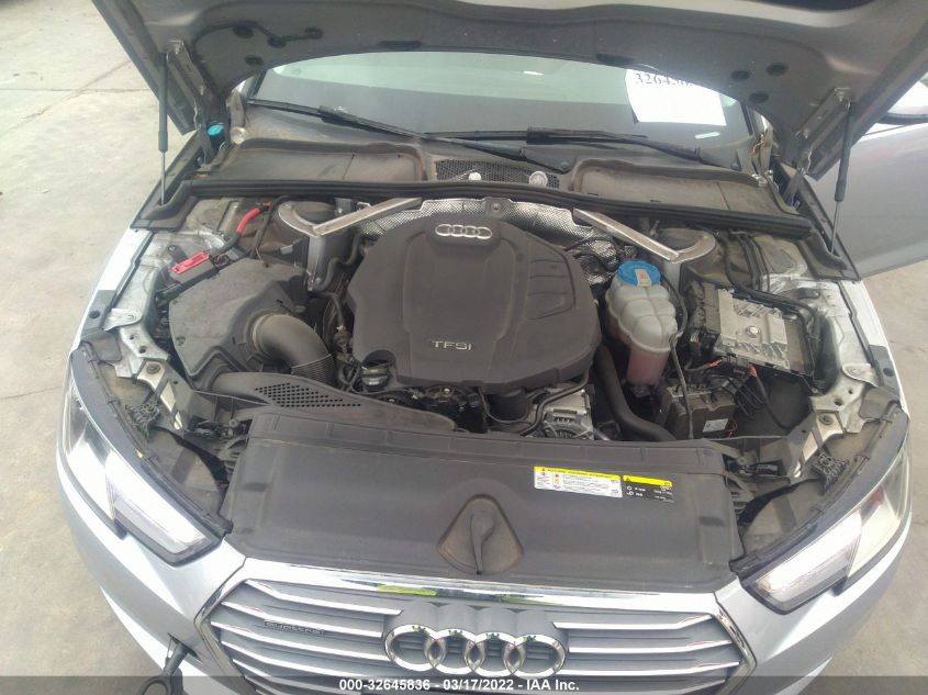 2017 AUDI A4 PREMIUM WAUANAF4XHN001593
