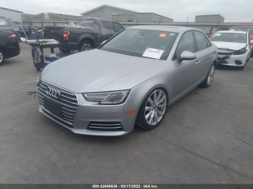 2017 AUDI A4 PREMIUM WAUANAF4XHN001593