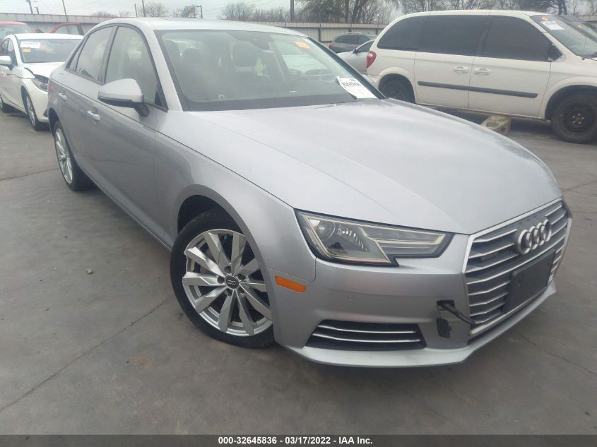2017 AUDI A4 PREMIUM WAUANAF4XHN001593