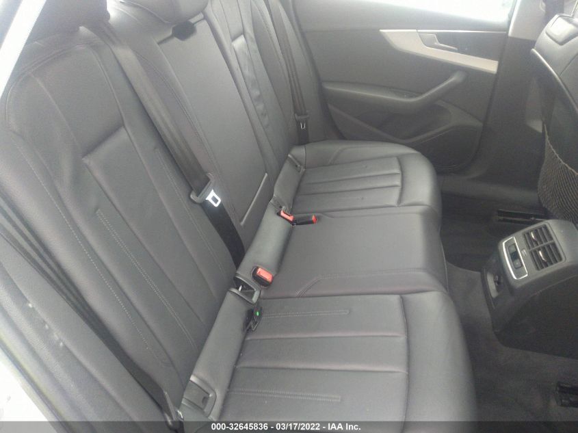 2017 AUDI A4 PREMIUM WAUANAF4XHN001593