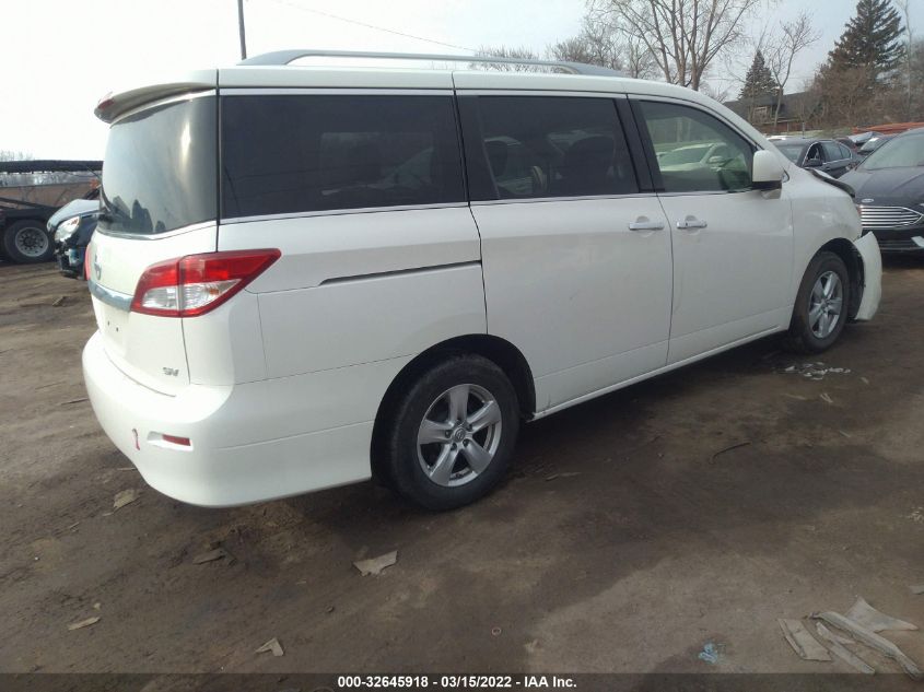 2014 NISSAN QUEST SV JN8AE2KP4E9104283