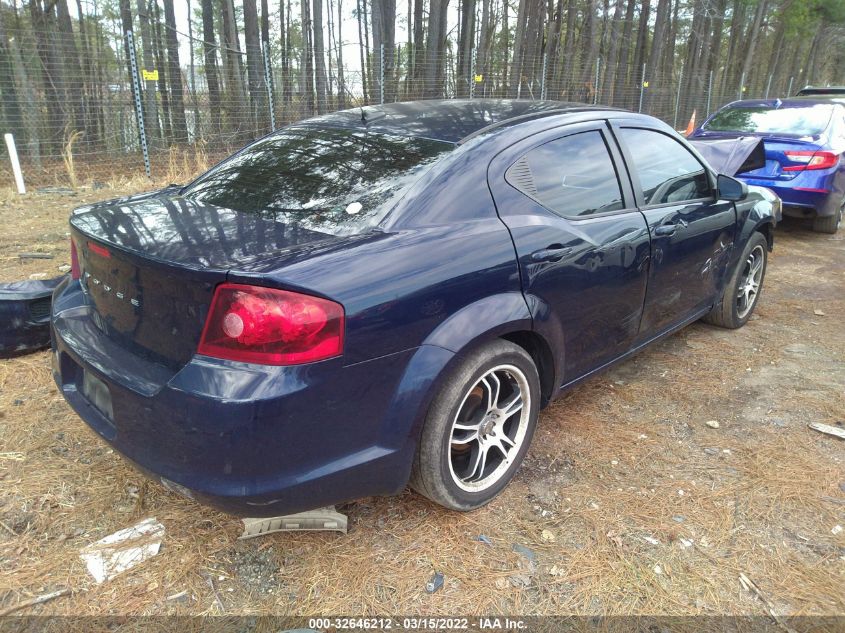 2013 DODGE AVENGER SE 1C3CDZABXDN688463