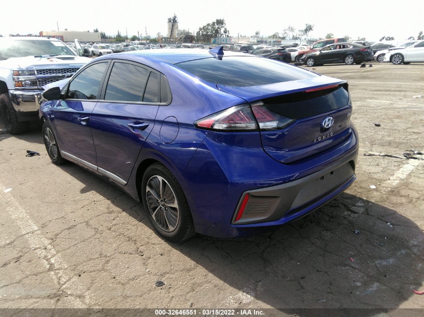 2020 HYUNDAI IONIQ PLUG-IN HYBRID SE KMHC65LD5LU202901