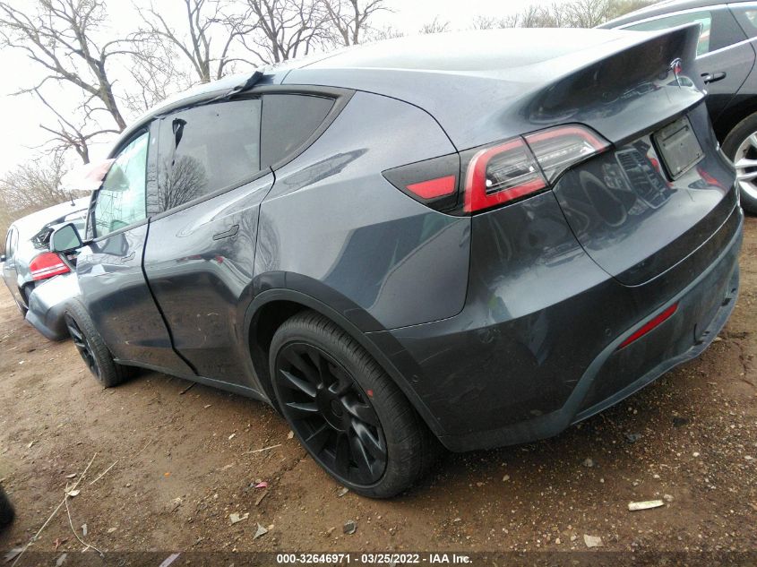 2020 TESLA MODEL Y LONG RANGE 5YJYGDEEXLF029411