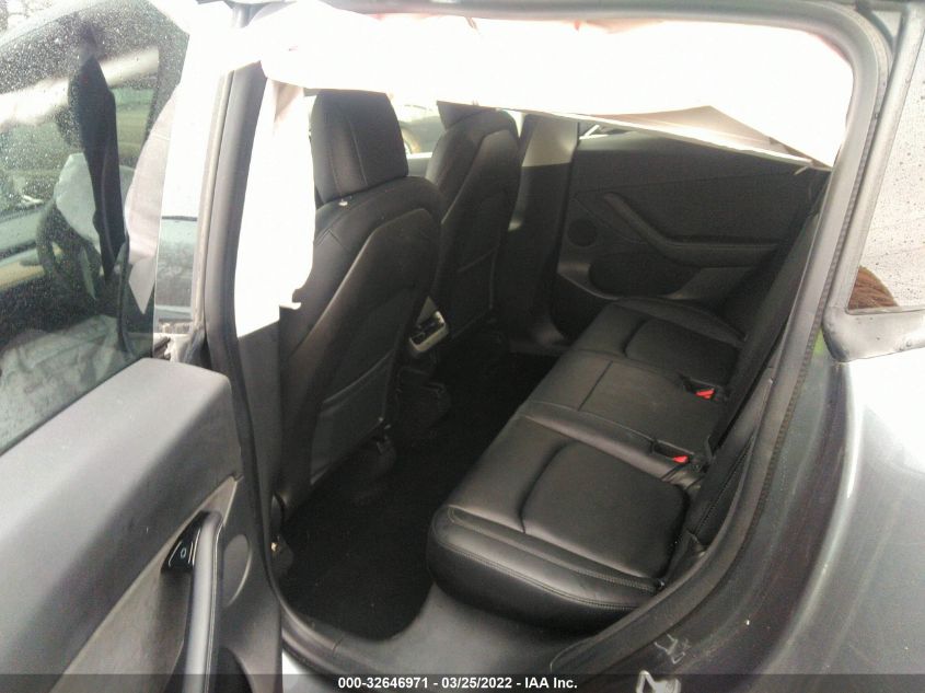 2020 TESLA MODEL Y LONG RANGE 5YJYGDEEXLF029411