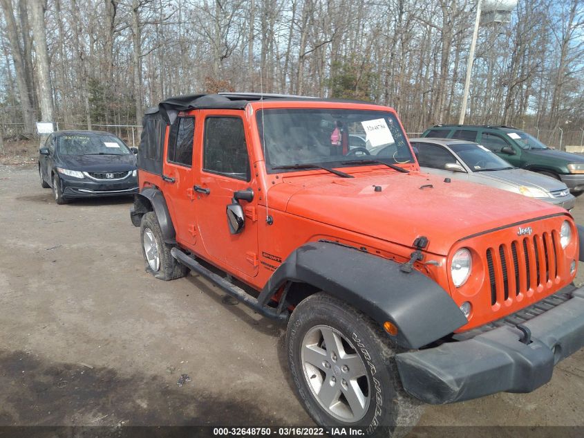 2015 JEEP WRANGLER UNLIMITED SPORT 1C4BJWDG1FL658546