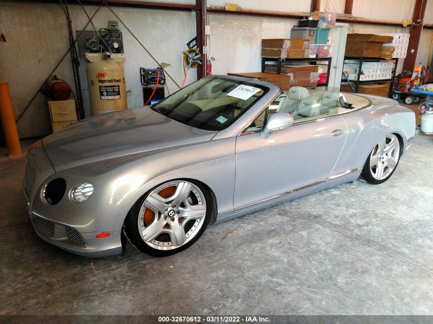 2013 BENTLEY CONTINENTAL GT SCBGR3ZAXDC078343