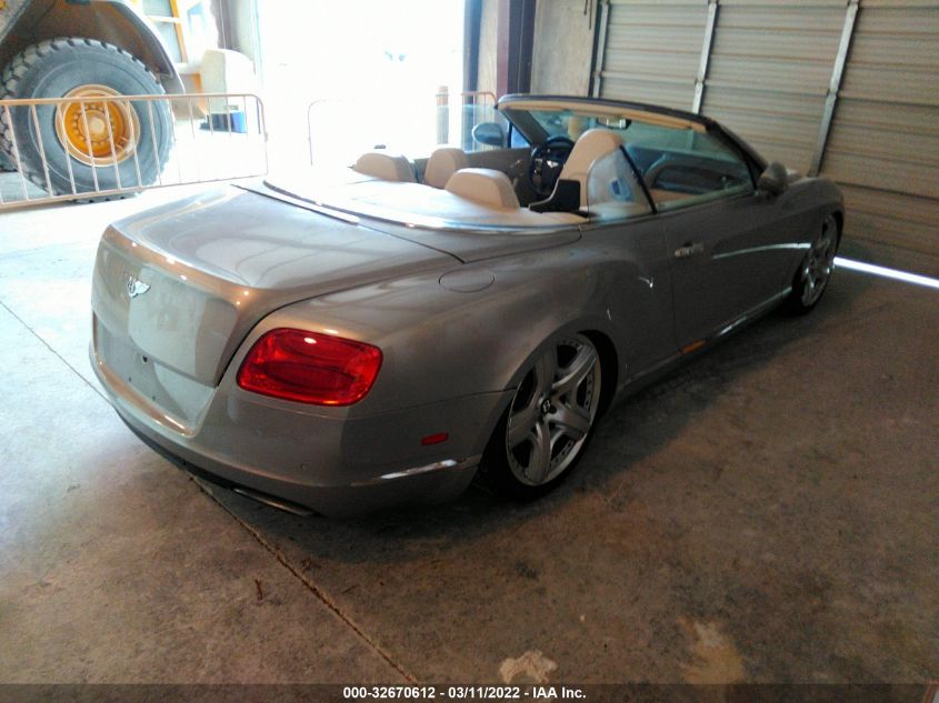 2013 BENTLEY CONTINENTAL GT SCBGR3ZAXDC078343