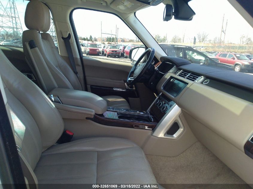 2016 LAND ROVER RANGE ROVER HSE SALGS2PF7GA292600