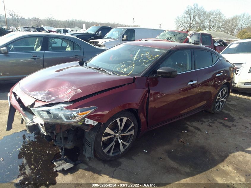 2017 NISSAN MAXIMA S 1N4AA6AP2HC438857