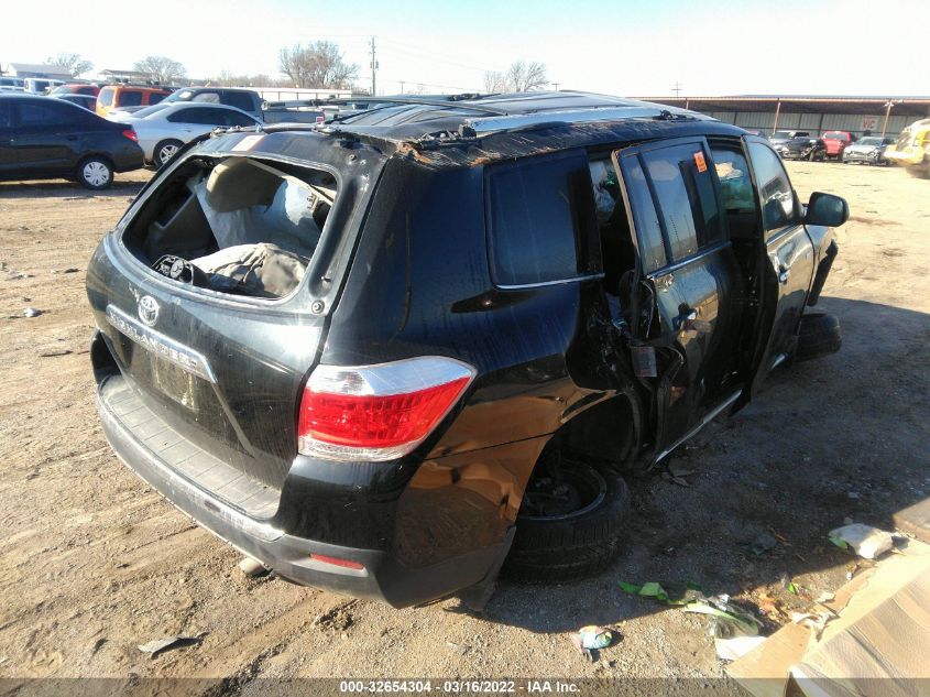 2013 TOYOTA HIGHLANDER LIMITED 5TDYK3EH4DS106435