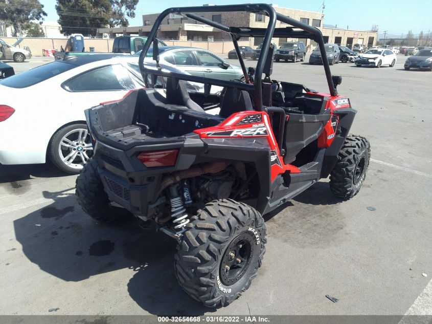 2015 POLARIS RZR S 900 EPS 4XAVBE872FB948337