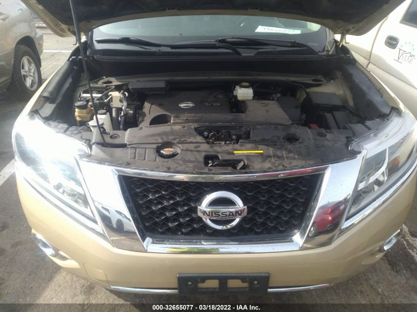 2013 NISSAN PATHFINDER SL 5N1AR2MM7DC608133