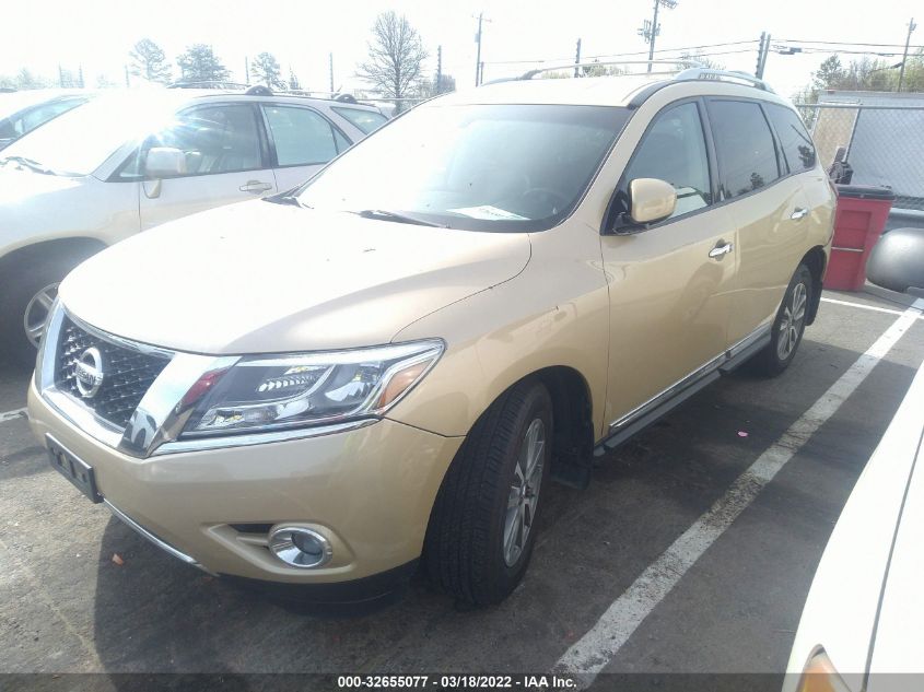 2013 NISSAN PATHFINDER SL 5N1AR2MM7DC608133