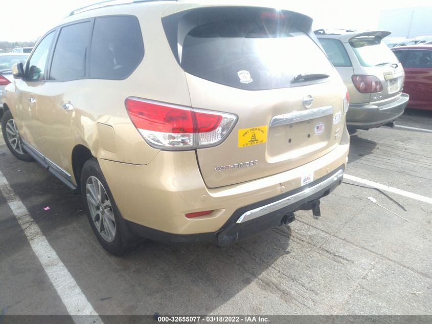 2013 NISSAN PATHFINDER SL 5N1AR2MM7DC608133
