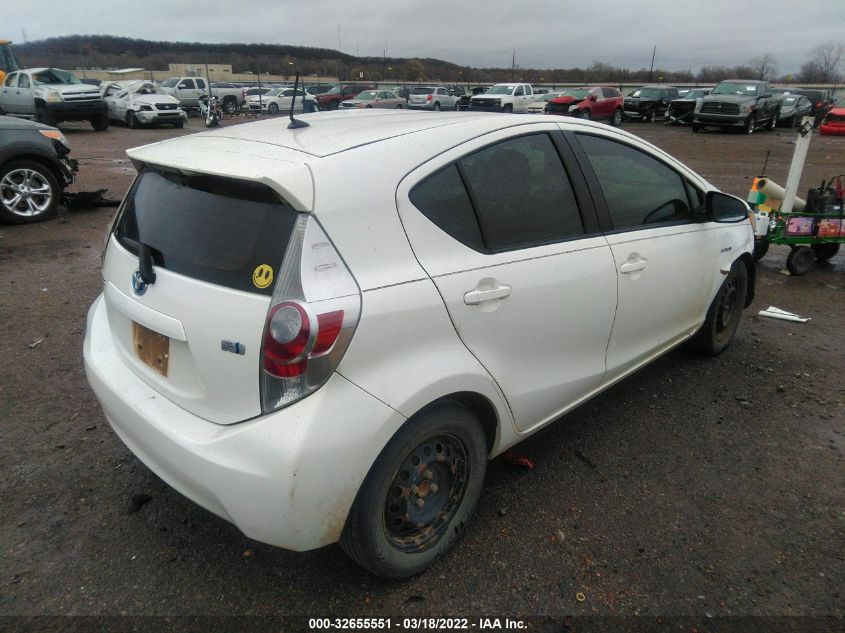 2013 TOYOTA PRIUS C ONE/TWO/THREE/FOUR JTDKDTB39D1555924