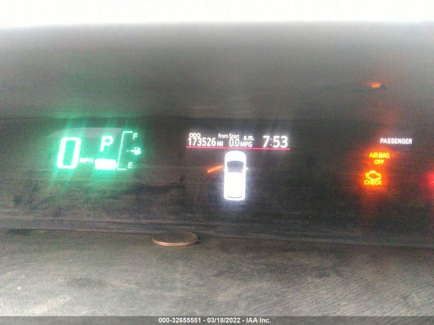 2013 TOYOTA PRIUS C ONE/TWO/THREE/FOUR JTDKDTB39D1555924